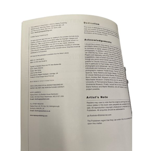 Men-At-Arms Roman Military Clothing (1) 100 Bc-Ad 200 by Graham Sumner Osprey - Picture 3 of 3